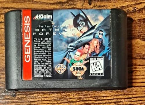 Batman Forever (Sega Genesis, 1995) LOOSE CARTRIDGE ONLY TESTED & AUTHENTIC