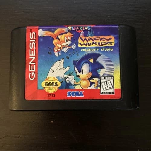 Wacky Worlds Creativity Studio (Sega Genesis, 1994) Tested