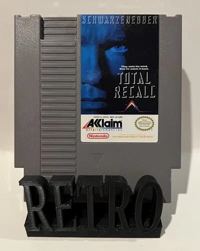 Total Recall Nintendo Entertainment System NES Tested Working
