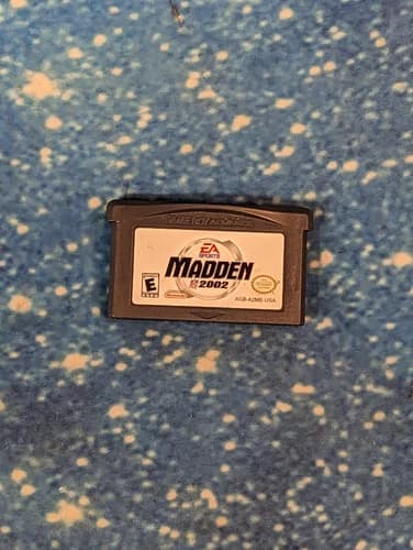 Ships FREE MADDEN 2002 (Nintendo Game Boy Advance GBA) Original Game Clean