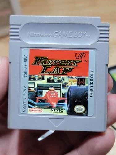 Fastest Lap (Nintendo Game Boy GB) Authentic Game Cart! RARE! TESTED WORKS
