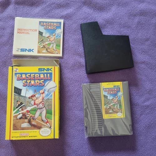 Baseball Stars NES CIB Complete in Box