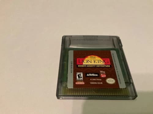The Lion King: Simbas Mighty Adventure - Gameboy Color - Authentic