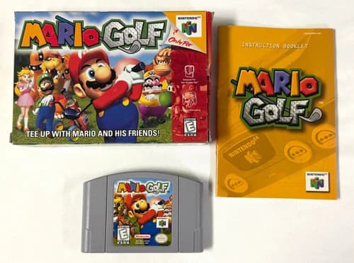 Mario Golf (Nintendo 64 N64, 1999) CIB Complete