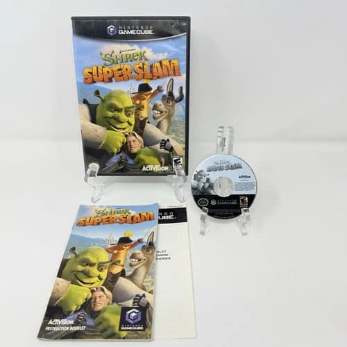 Shrek SuperSlam GameCube Complete CIB Tested