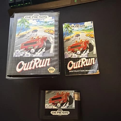 OutRun (Sega Genesis, 1991) Complete Cib