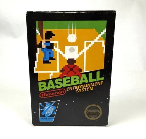 Baseball NES Nintendo Game 1985 CIB Five Screw