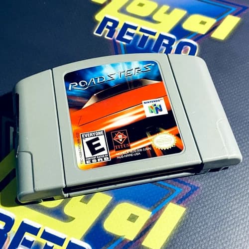 Roadsters (Nintendo 64 N64, 1999 TITUS) Authentic Cartridge Only Tested