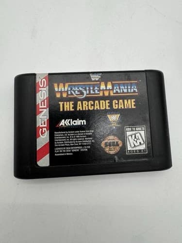 WWF WrestleMania: The Arcade Game Sega Genesis - Cart Only - Tested, Works