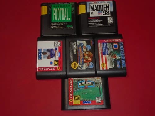 Genesis John Madden Football Madden NFL 98 Super High Impact Tecmo Super Bowl