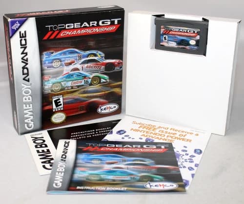 Top Gear GT Championship GBA Game Boy Complete CIB! Great Condition! Rare!