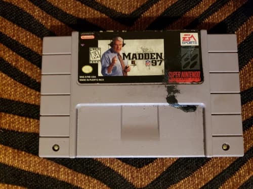 SUPER NINTENDO Madden NFL 97 SNES Game Cartridge Only