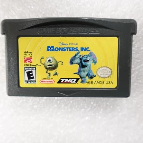 Disney's Monsters, Inc. Game Boy Advance Nintendo GBA Kids Pixar Classic Tested
