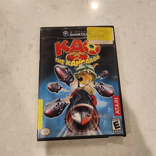 Kao the Kangaroo Round 2 (2006) Nintendo GameCube RARE Atari Classic Complete