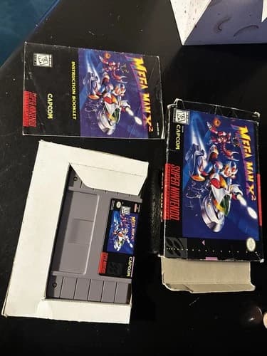 SNES Super Nintendo - Mega Man X2 - CIB Complete in Box w/ Manual - Capcom