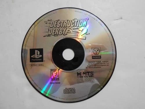 Destruction Derby 2 (Sony PlayStation 1 PS1) Greatest Hits - Game Disc Only -