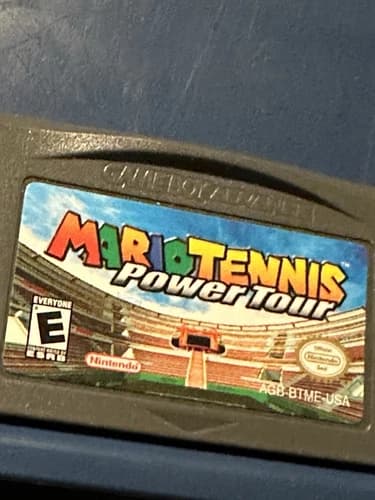 Mario Tennis Power Tour - Nintendo Game Boy Advance, 2005 - GBA TESTED