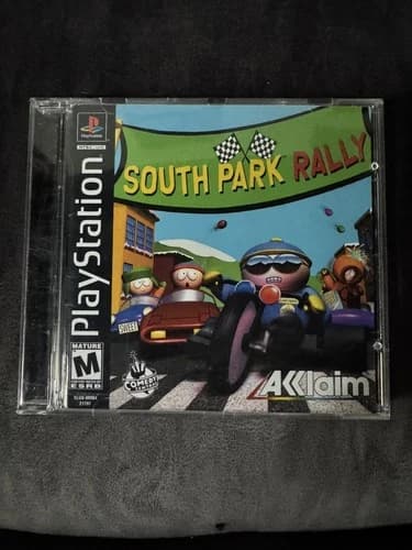 South Park Rally Sony PlayStation 1 PS1 CIB- Black Label