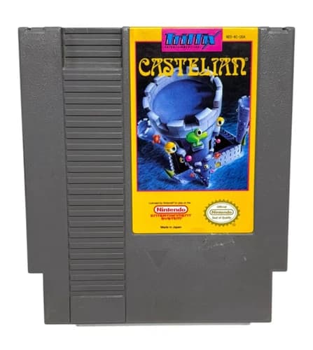 Castelian Nintendo NES Triffix 1991, Tested & Working - Authentic Cartridge Only