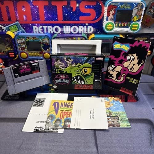 Joe & Mac Snes Full Cib