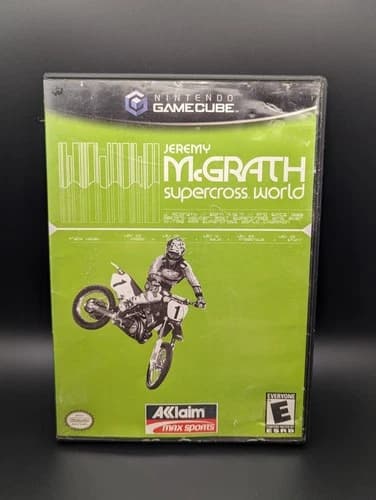 Jeremy McGrath Supercross World (Nintendo GameCube, 2002) CIB Tested Working