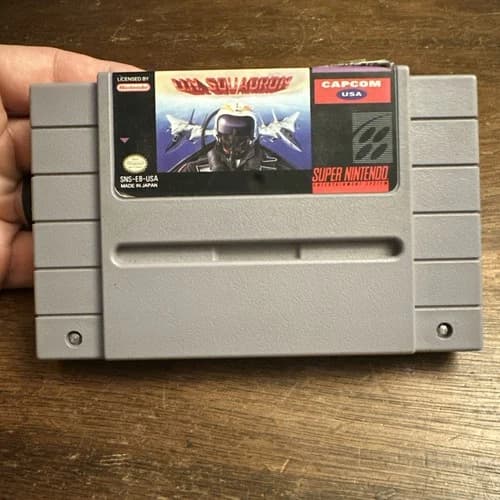 U.N. UN Squadron (SNES Super Nintendo) Tested - Authentic