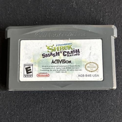 SHREK SMASH N' CRASH RACING NINTENDO GAMEBOY ADVANCE SP GBA