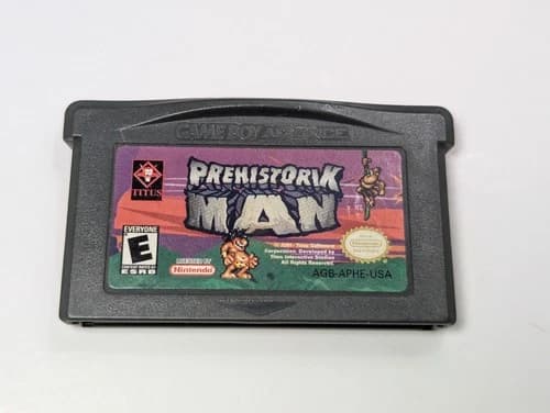 Prehistorik Man Game Boy Advance authentic