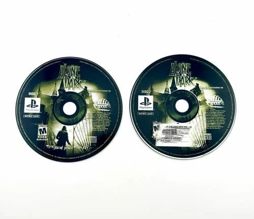 Alone in the Dark: The New Nightmare (Sony PlayStation 1 PS1) Discs Only Tested