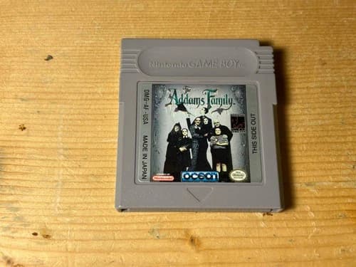 The Addams Family (Nintendo Game Boy) Authentic Tested Ships Free