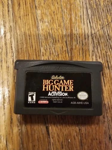Cabela's Big Game Hunter GBA Cartridge Only Tested