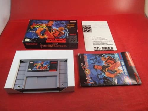 Art of Fighting (Super Nintendo Entertainment System 1993) SNES COMPLETE w/Box E