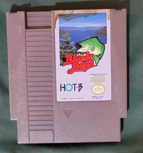 Black Bass (Nintendo Entertainment System, 1989) Tested and Working