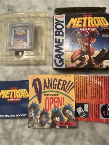 Metroid 2 Return of Samus Nintendo Game Boy Cib