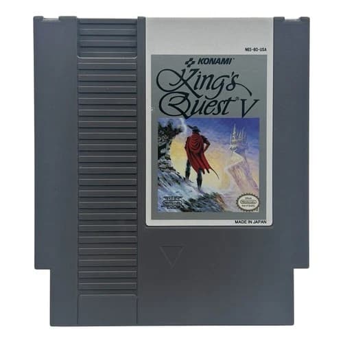 King's Quest V (Nintendo NES, 1985) Authentic Tested Game Cartridge