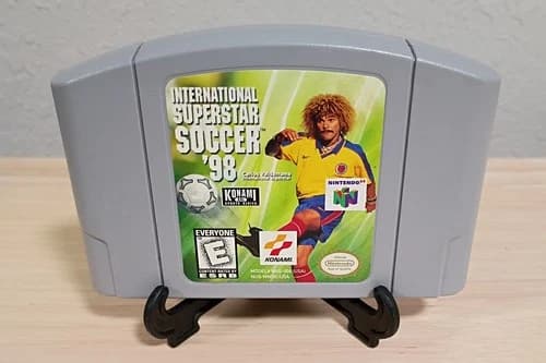 International Superstar Soccer Nintendo 64 N64 Clean Tested Works!