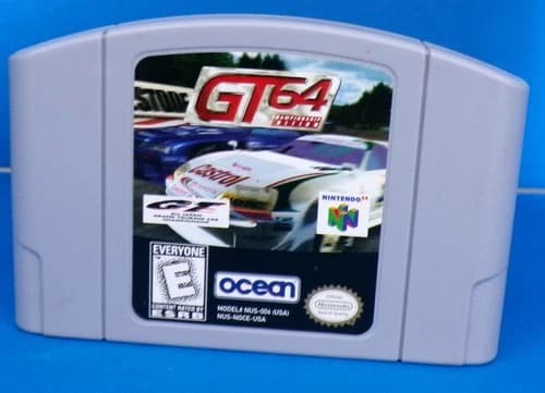 GT 64 Championship Edition Nintendo 64 1998 N64 Authentic Working Cartridge Only