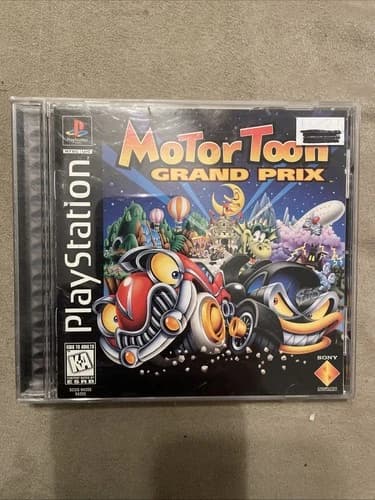 Motor Toon Grand Prix (Sony PlayStation 1, 1996) PS1 Complete CIB