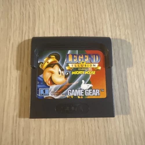 Sega Game Gear Legend Of Illusion Starring Mickey Mouse Video Game 1995
