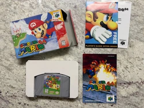 Super Mario 64 N64 Complete In Box Nintendo 64 Excellent
