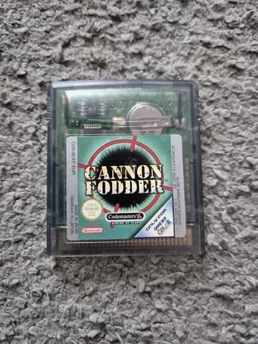 Nintendo Gameboy Color Cannon Fodder cart only