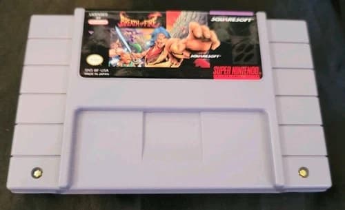 Breath of Fire (Super Nintendo Entertainment System, 1994) SNES TESTED WORKS