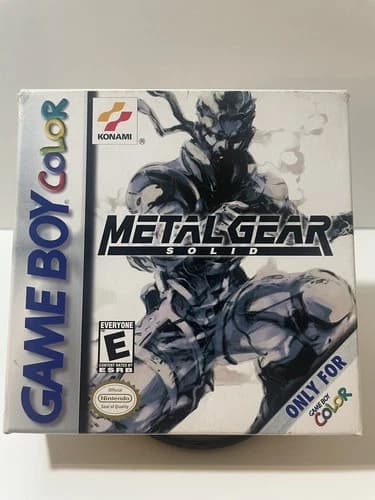 Metal Gear Solid (Gameboy Color Game Boy) Complete CIB Authentic Great Condition