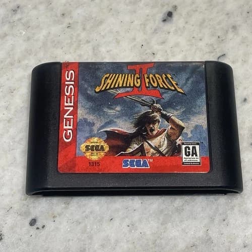 Shining Force II (Sega Genesis, 1994) - Tested Working Video Game Cart Only