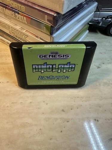 Dino Land (Sega Genesis, 1991) -Original -Tested -Cartridge Only