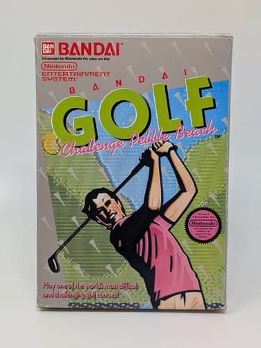 Bandai Golf: Challenge Pebble Beach (Nintendo Entertainment System, 1989) CIB