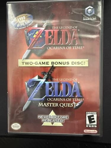 The Legend of Zelda Ocarina of Time Master Quest Nintendo GameCube Complete CIB