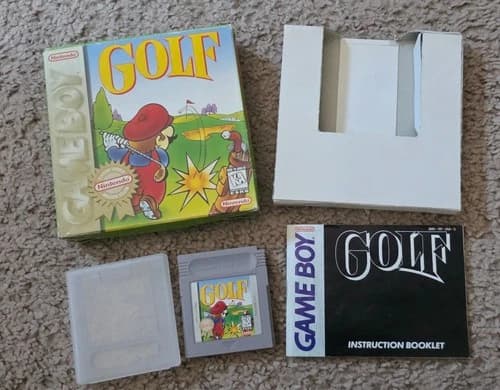 Nintendo Game Boy Golf - Complete in Box (CIB), Player’s Choice Million Seller
