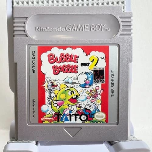 Bubble Bobble Part 2 (Nintendo Game Boy, 1993) Authentic Tested Working