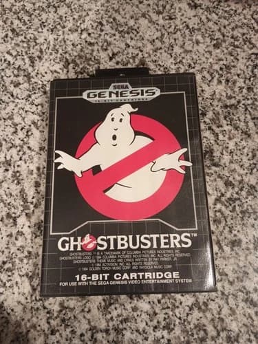 Ghostbusters (Sega Genesis, 1990) CIB Complete w/ Manual Authentic Tested